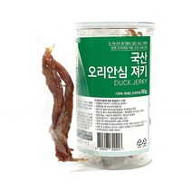 포펫 수제간식 국산오리안심 져키 80g, 1개