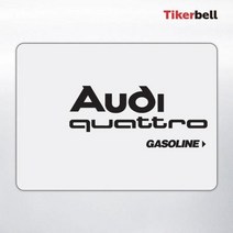 아우디 콰트로 주유구 데칼스티커 첫차 기스제거 특이한 신차, 가솔린, 블랙