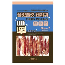 천군맘마수제애견간식 쫄깃쫄깃돼지귀 80g