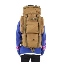 장기 비박용 백패킹 배낭 백팩 등산용 대형 트레킹용 등산초보가방 배낭여행가방 백패킹배낭 트레킹 백팩킹, 블랙