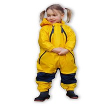 Tuffo Muddy Buddy 커버롤 레드 36개월 3T, Yellow, 2T