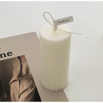 F5NATURE 스트라이프캔들 오브제캔들 디자인 향초 필라왁스 인테리어소품 홈데코 생일선물, 10.러브스펠