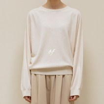 ft 가을 캐시미어 울 라운드 홀가먼트 니트 베이지 네이비 아이보리 카키 퍼플 핑크