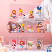 다이캐스트 피규어 토미카 미니카 장식장 아크릴 진열장 케이스 612pcs 액션 상자, 6개, l