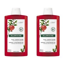 클로란 석류 컬러 헤어 샴푸 400ml 2개 Klorane Shampooing Grenade Cheveux Colores