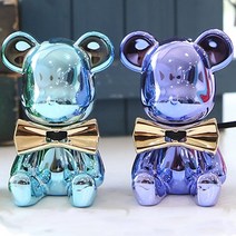 도그독 레인보우 크롬베어 [1+1세트] 차량용방향제, 크롬베어 (핑크 + 핑크), 일랑일랑 X 2개