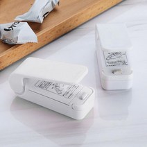 미니 실링기 커피 원두 음식 과자 봉지 포장 가정용 밀봉기 순간 접착 봉합 기 비닐 진공 약 봉투 공 티백, 단품
