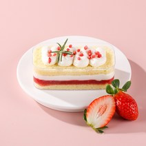 수제 케이크, 딸기퓨레 케이크 5개