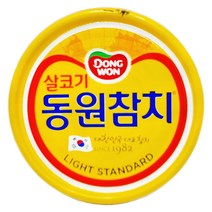 동원 라이트 스탠다드 참치, 135g, 17개