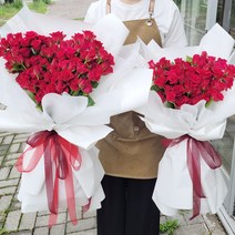 장미 꽃다발 생화 100송이 50송이 프로포즈 기념일 농장직송, 장미50송이 꽃다발, 혼합색상