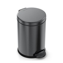 Simplehuman 심플휴먼 디럭스원형휴지통 4.5L_블랙 / SPH-CW2070