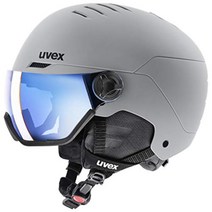 uvex 남녀공용 - 성인 원티드 바이저 스키 헬멧 코뿔소 매트 54-58 cm