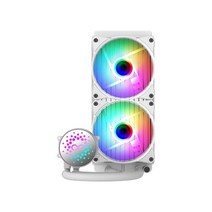 COOLMAX AID W240 ARGB 수냉식 CPU 쿨러 화이트