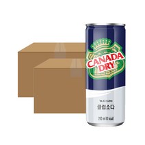 JJ 코카콜라 캐나다 클럽소다 250ml x 60CAN