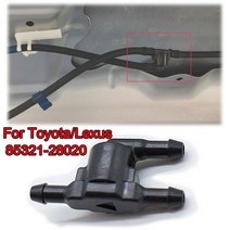 자동차 체크 밸브 앞 유리 와이퍼 와셔 스프레이 파이프 3 방향 밸브 플라스틱 액세서리 toyota camry corolla lexus lx570 8532128020