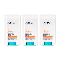 AHC 내추럴 퍼펙션 프레쉬 선스틱 17g x3, 1세트