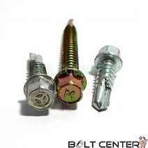 볼트센타 육각직결피스 판넬피스 육각직결스크류 육각직결나사, 육각직결피스 천연색 14X75-100개