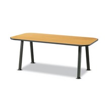 한성 LF VIP회의용테이블 4X8 말굽다리 2400 사무용 회의용테이블, 샌드그레이