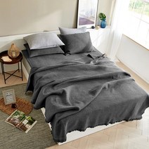 영지니 [영지니] 피그먼트 목화솜 30수 워싱 글루밍 이불겸스프레드 6color /피부에 안전한 목화솜 순면 160X210 200X230/