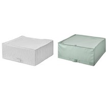 이케아 STUK 스투크 수납박스 55x51x18cm, 선택:화이트 203.095.74