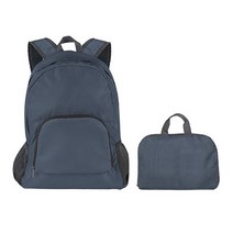 달자샵 간편 휴대용 접이식 보조가방 백팩 다용도 가벼운 스포츠 등산가방, 1Pcs, 그레이