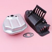 예초기 배기 머플러 커버 가스켓 키트 혼다 트리머 브러시 잔디 깎는 엔진 예비 부품, 한개옵션0