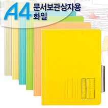 A4 문서보관상자용화일 10매입 F193-7/문서보관화일/문서화일/정보화일/정부화일, 연두색(10매입)