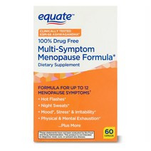 Equate 메노포즈 포뮬라 60정 Equate Multi-Symptom Menopause Formula Supplement