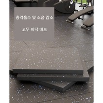 체육관 고무 바닥 매트 충격 흡수 방음 바닥 스포츠 바닥 접착제 실내 강도 영역 특수 덤벨 매트 접합 매트, 고밀도표층의백색점[두께3CM]직접접합