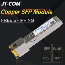 광섬유장치 통신장비 기가비트 SFP 모듈 RJ45 커넥터 1000 Mbps 미니 gbic 구리 광섬유 트랜시버 포트 호환 Cisco / Mikrotik TP-Link 이더넷 섬유, [02] 3pcs