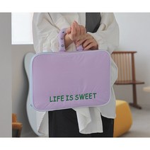 캔디 자수 태블릿 맥북 LG그램 아이패드 케이스 노트북 11인치 13인치 가방 파우치, 퍼플