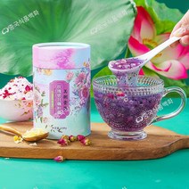 CY중국식품 장미 은이버섯 연보라 가루 미용 양연 영양 식사 대용 다이어트 식사 대용 350g, 통