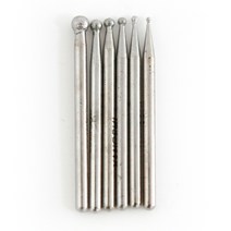 오캄라곰 드릴비트 6개 3mm 생크 다이아몬드 구형 차량용광택기 그라인딩 헤드 장착 포인트 Dremel 로타리, 한개옵션0