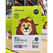 [당일발송] 코스트코 웹킵스 황사마스크 KF80 x 30개입(대형)