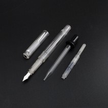 해외구매Tramol-F10 0.38/0.5 투명 깨끗한 만년필 아트 크레이션 페인팅 글꼴 디자인 스크랩북 DIY 학, 01 EF, 01 공간