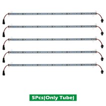 식물LED성장등DC24V LED Grow Light Tube Full Spectrum 7W 36leds Phyto Lamp For Plants Hydroponic Sets, 5Pcs(only tube), EU Plug