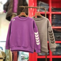[[겨울이월특가전]] 캐쥬얼한 분위기를 뽐내는 따뜻한 기모 맨투맨~인디고키즈 아동 주니어 스타일나는 시크한 맨투맨_루즈핏 _뉴코아울산점