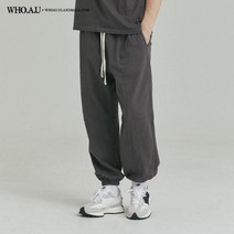 [후아유] [X깡] 라벨 조거트레이닝팬츠NC신구로 WHTMB3796U
