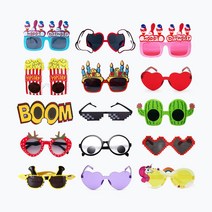 파티선글라스 50종 모음 할로윈 인싸안경 생일 소품 인생네컷, 24.하트 선글라스 퍼플