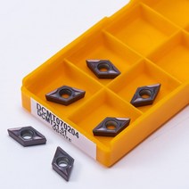CNC 인서트 카바이드 공구 내부 밀링 커터 DCMT 070204 선반 금속 터닝 VP15TF UE6020 US735 10 개, 03 DCMT070204 UE6020