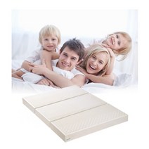 [예작퍼니처] 베트남 접이식 천연 라텍스 110KG 50T 매트 토퍼 SU53