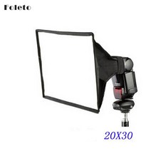 Foleto 2030cm 플래시 소프트 박스 디퓨저 캐논 580ex430ex550ex540ez420ex380ex nikon sb600 sb800 speedlite 용 소프트 박스