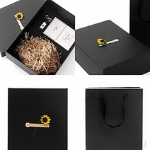 28X20CM 와이어 전구 선물상자 세트 답례떡상자 답례품상자 고급쇼핑백
