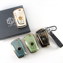 스마트키 케이스 반짝이는 컬러 bmw5열쇠커버 SUV 키홀더 덮개 영업차 리스, 그린