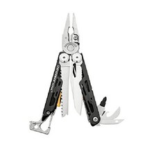LEATHERMAN 레더맨 시그널 캠핑 멀티툴 화재 알림 망치 비상 호루라기, 스테인레스 스틸