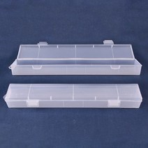 미술용 투명 사각 붓케이스_1p 잠금 서예붓 보관함, 상세 참조