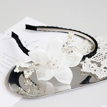 꽃삔 수애 땋은 한복 머리띠 여아 아동 예절교육 코디
