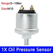 범용 0 ~ 10 바 18NPT 오일 압력 센서 자동차 5Bar 프레스 게이지 송신기 스위치 장치, 02 M10X1 0-10Bar
