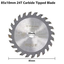 톱날 XCAN 85mm Dremel 전동 공구 용 미니 커팅 디스크 목재 원형, 1pc+85x10mm 24T