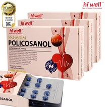 뉴질랜드 하이웰 폴리코사놀 33.4mg 옥타코사놀 60정 3개 - 사탕수수추출물, 뉴질랜드 프로폴리스 치약(품절시대체), 60정 - 3개